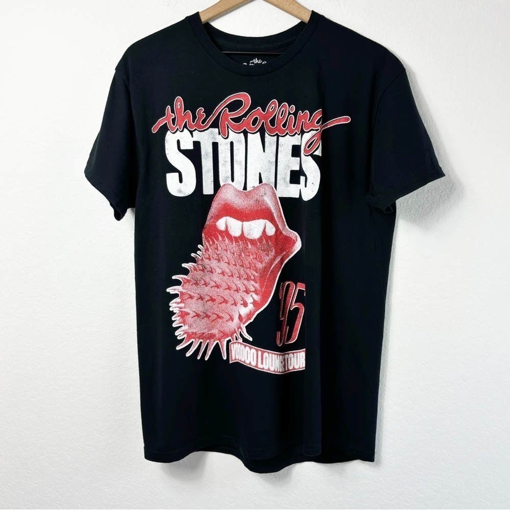 THE ROLLING STONES VOODOO LOUNGE SHORT SLEEVE WOMEN T-SHIRT SIZE MEDIUM NEW